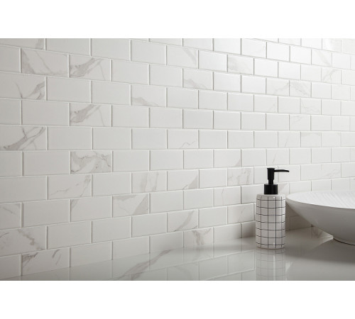 Керамическая мозаика StarMosaic Brick Carrara Matt PMB82223 29,1x29,5 см