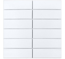 Керамическая мозаика StarMosaic Brick/Metro White Matt V-VW56000 30x30 см