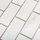 Керамическая мозаика StarMosaic Brick Carrara Matt PMB82223 29,1x29,5 см