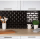 Керамическая мозаика StarMosaic Metro Black Glossy AM84445 28,8x29,4 см