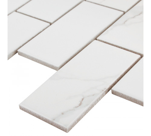 Керамическая мозаика StarMosaic Brick Carrara Matt PMB82223 29,1x29,5 см