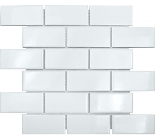 Керамическая мозаика StarMosaic Brick White Glossy A32000/A1001G 29,1x29,5 см