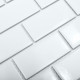 Керамическая мозаика StarMosaic Brick White Glossy A32000/A1001G 29,1x29,5 см