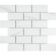 Керамическая мозаика StarMosaic Brick Carrara Matt PMB82223 29,1x29,5 см