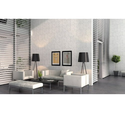 Керамогранит Porcelanicos HDC Brick 360 White 30,5x60 см