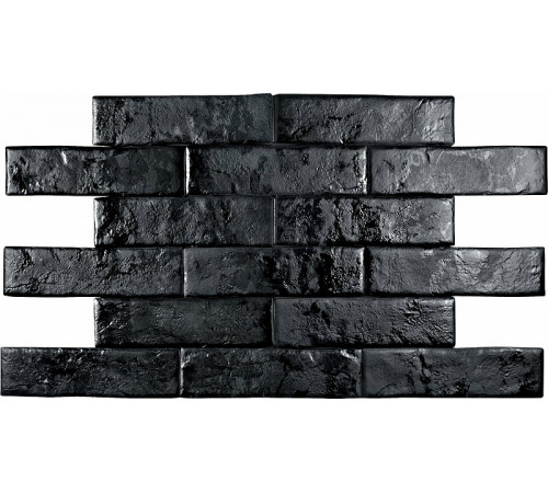 Керамогранит Pamesa Ceramica Brickwall Negro 15-889-003-2961 7x28 см