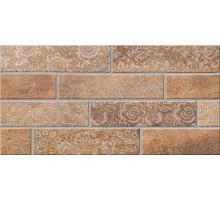 Керамический декор Beryoza Ceramica (Береза керамика) Брик коричневый 30х60 см
