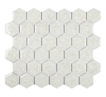 Мозаика Imagine Lab Brilliante Esagono Crema 24,5x28,5 см