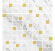 Керамическая мозаика Eurotile Calacatta (золото) 925 32,5х32,5 см