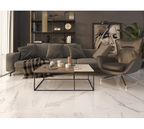 Керамогранит Gracia Ceramica Carrara Premium белый 01 60x60 см