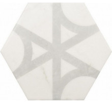 Керамогранит Equipe Carrara Hexagon Flow 23103 17,5х20 см