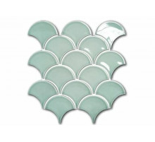 Керамическая мозаика Orro Mosaic Ceramic Mint Scales 25,9x27,9 см