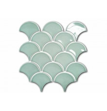 Керамическая мозаика Orro Mosaic Ceramic Mint Scales 25,9x27,9 см