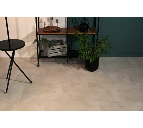 Виниловый ламинат Vinilam Ceramo Stone 5mm 71615 Бетон Белый 940х470х5 мм