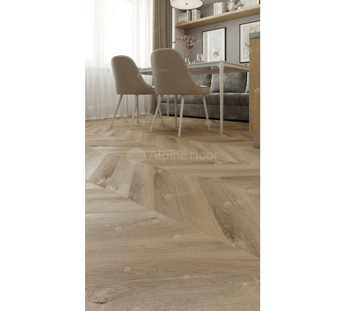 Виниловый ламинат Alpine Floor Chevron Alpine LVT ECO 20-6 Дуб Синистра 555х127х2,5 мм