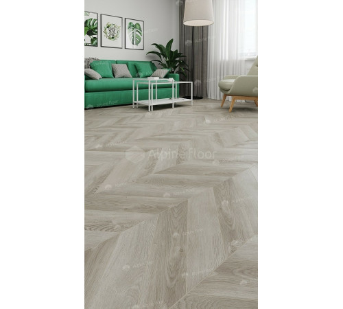 Виниловый ламинат Alpine Floor Chevron Alpine LVT ECO 20-1 Дуб Фантазия 555х127х2,5 мм