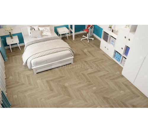 Виниловый ламинат Alpine Floor Chevron Alpine LVT ECO 20-2 Дуб Ваниль селект 555х127х2,5 мм