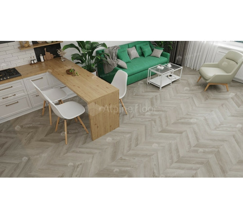 Виниловый ламинат Alpine Floor Chevron Alpine LVT ECO 20-1 Дуб Фантазия 555х127х2,5 мм