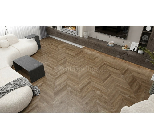 Виниловый ламинат Alpine Floor Chevron Alpine LVT ECO 20-5 Дуб Макадамия 555х127х2,5 мм