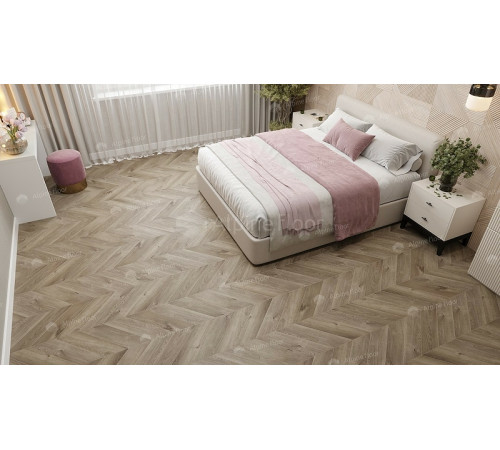 Виниловый ламинат Alpine Floor Chevron Alpine LVT ECO 20-3 Дуб Натуральный отбеленный 555х127х2,5 мм