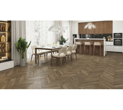 Виниловый ламинат Alpine Floor Chevron Alpine LVT ECO 20-4 Дуб Насыщеный 555х127х2,5 мм