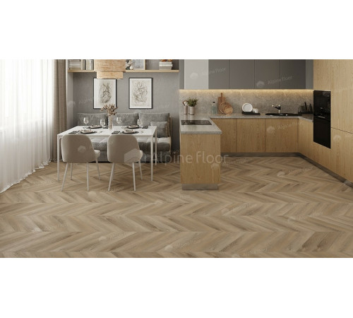 Виниловый ламинат Alpine Floor Chevron Alpine LVT ECO 20-6 Дуб Синистра 555х127х2,5 мм