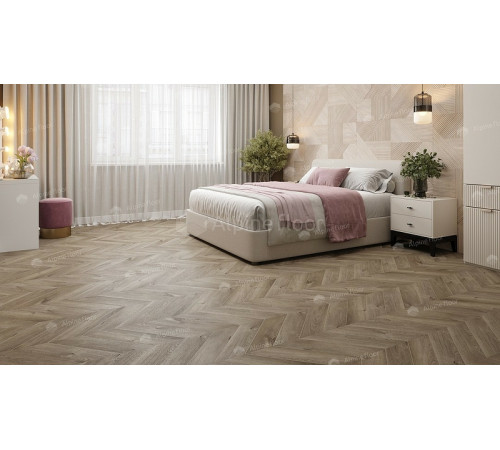 Виниловый ламинат Alpine Floor Chevron Alpine LVT ECO 20-3 Дуб Натуральный отбеленный 555х127х2,5 мм