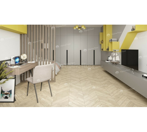 Виниловый ламинат Alpine Floor Chevron Alpine LVT ECO 20-7 Дуб Сонома 555х127х2,5 мм