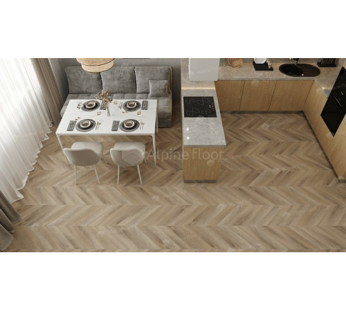 Виниловый ламинат Alpine Floor Chevron Alpine LVT ECO 20-6 Дуб Синистра 555х127х2,5 мм