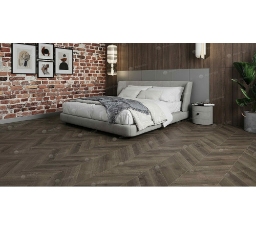 Виниловый ламинат Alpine Floor Chevron Alpine  ECO 18-9  Дуб Антарес 600х127х5 мм