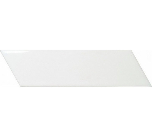 Керамическая плитка Equipe Сhevron Wall White Right 23358 настенная 5,2x18,6 см