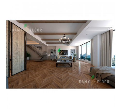 Виниловый ламинат Damy Floor Chevron DF07-Ch Шайо 600х127х5 мм