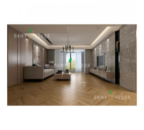 Виниловый ламинат Damy Floor Chevron DF04-Ch Лувр 600х127х5 мм