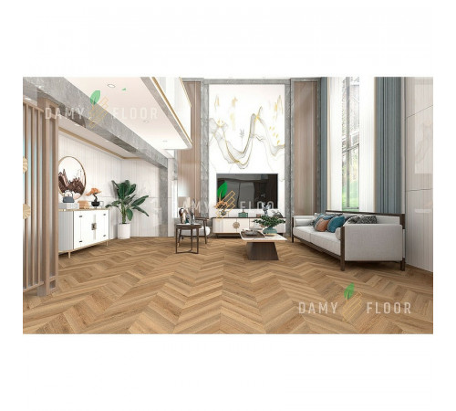 Виниловый ламинат Damy Floor Chevron DF10-Ch Сен-Клу 600х127х5 мм