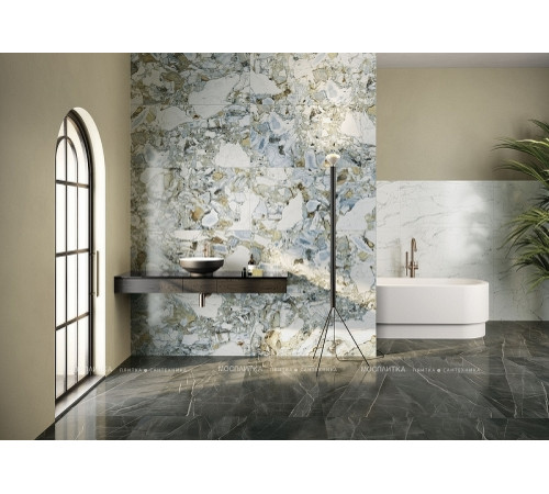 Керамогранит Vitra CityMarble Калакатта Блэк 7ЛПР R9 K951845LPR01VTEP 60х120 см