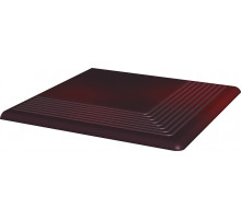 Ступень угловая Ceramika Paradyz Cloud Brown Stopnica Narozna с насечками 30х30см