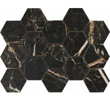Керамическая мозаика Pamesa Ceramica Cr. Lux Malla Hex Cr Lux Laurants Brown 086.297.0109.05151 22,5x32,5 см