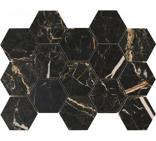 Керамическая мозаика Pamesa Ceramica Cr. Lux Malla Hex Cr Lux Laurants Brown 086.297.0109.05151 22,5x32,5 см