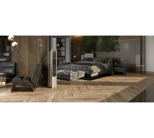 Керамогранит Pamesa Ceramica Cr. Rovere Brown матовый 015.223.0109.09741 8x40 см