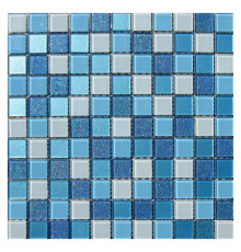 Стеклянная мозаика Orro Mosaic Cristal Blue Lagoon 29,5х29,5 см