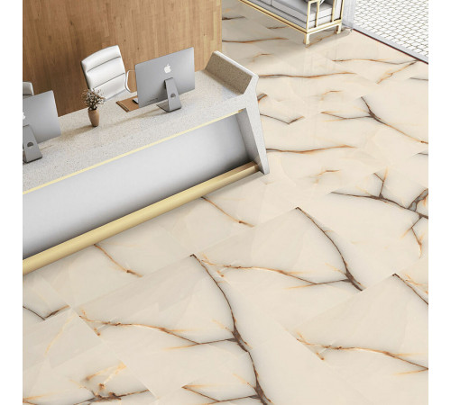 Керамогранит AGL Tiles Culpa Onyx Beige 80х80 см