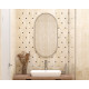 Керамический бордюр Eurotile (Rus) Daino/Rayana 452 6х27 см