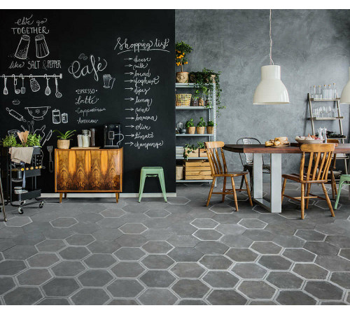 Керамическая плитка Monopole Ceramica Dakota Decor Grafito СП252 напольная 20х24 см