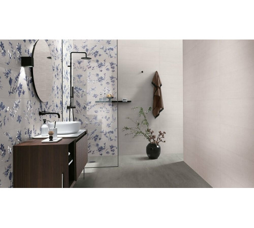 Керамическая плитка Fap Ceramiche Deco&More Flower Blue RT fRCK настенная 30,5х91,5 см