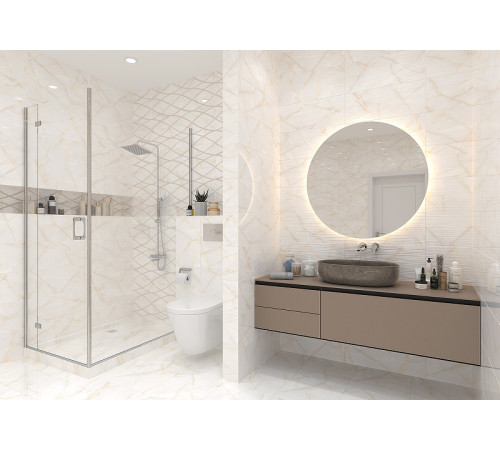 Керамическая плитка GlobalTile Delight GT Бежевый 3DT0054 напольная 40х40 см