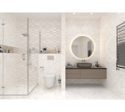 Керамическая плитка GlobalTile Delight GT Бежевый 3DT0054 напольная 40х40 см