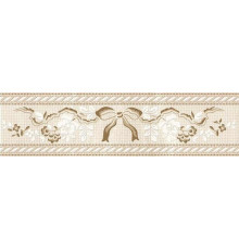 Керамический бордюр Eurotile Diana бантик 767 8х29,5 см