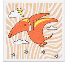 Керамический декор Kerama Marazzi Динозаврики 4 матовый OP\A229\5009 20х20 см