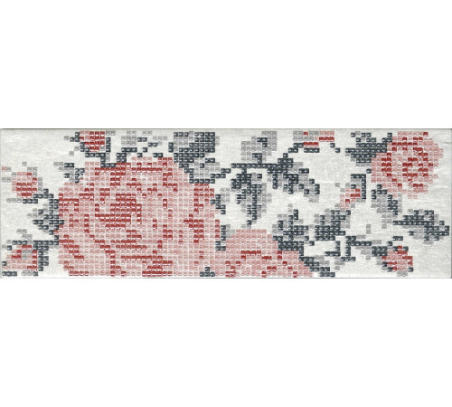 Декор Cir Docklands White Inserto S/1 Flowers 1047606 8,6x26,2 см