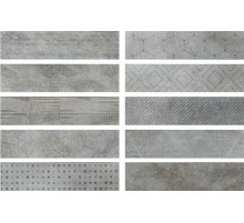 Керамогранит Cir Docklands Freeport Mix Grey 1047177 8,6x35 см